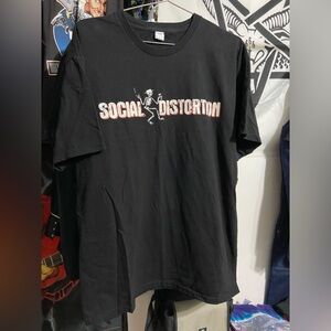 Social distortion punk band t-shirt